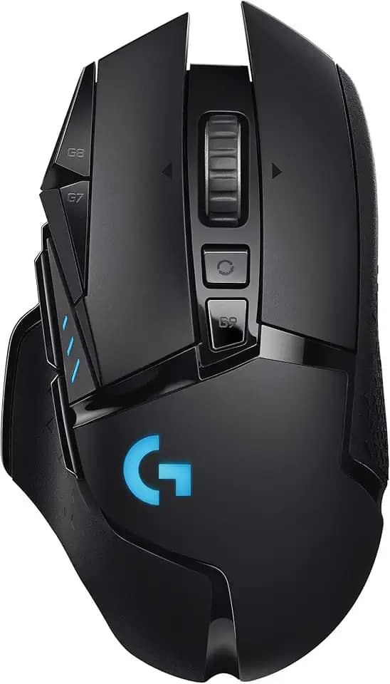 Mouse Gamer Sem Fio Logitech G502 LIGHTSPEED com HERO 16K, RGB LIGHTSYNC, Ajuste de Peso, 11 Botóes Programáveis, Compatível com POWERPLAY