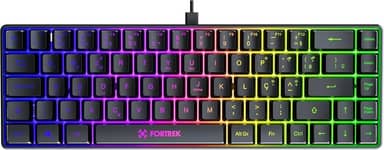 Teclado Gamer Fortrek Fearless 65 Compact Preto