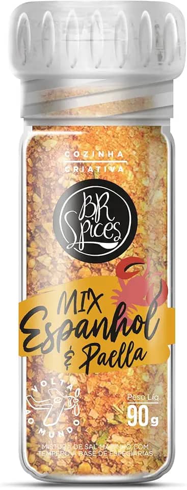 BR Spices Tempero Mix Espanhol & Paella Com Moedor 90G -
