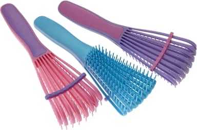 Marilu Ml/Escova P/Cabelo Cacheado Polvo Cores Surtidos 1 Unidade