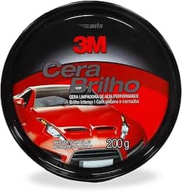 3M, Auto, Cera Brilho Intenso, Com Silicone e Carnaúba, Alta Performance, 200g, Multi-colored