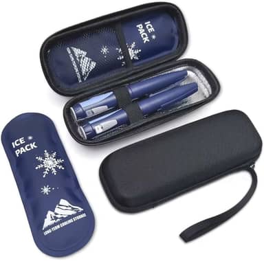 Estojo Térmico Gelo Reutilizável Medicamento Portátil Viagem