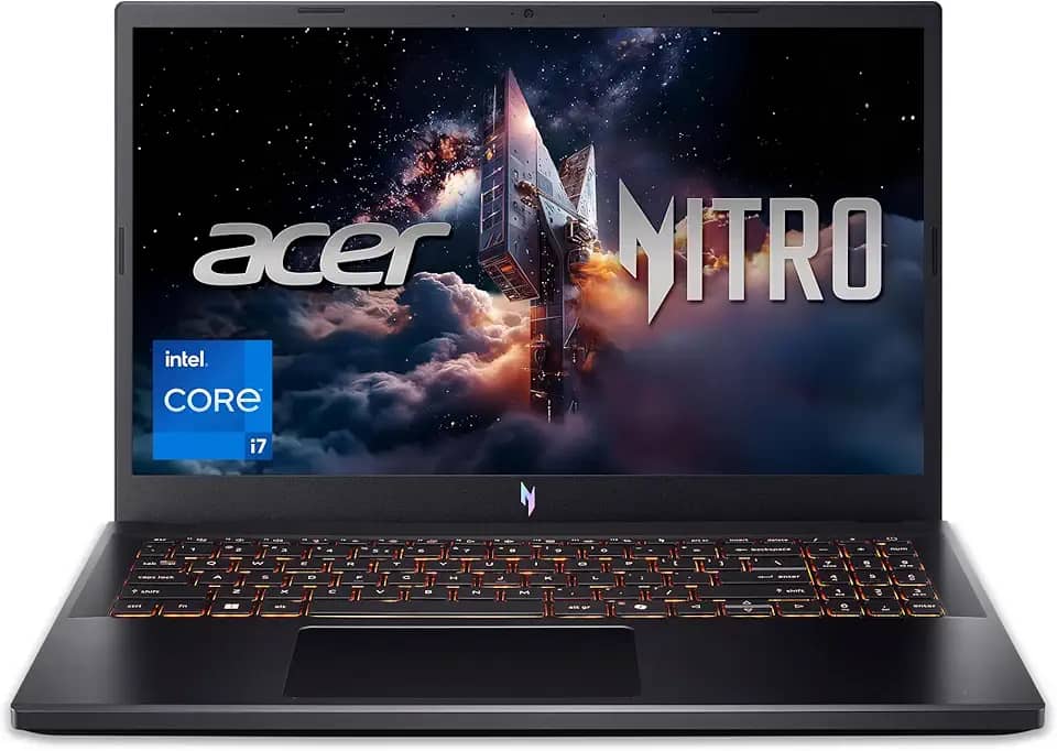 Acer Laptop para jogos Nitro V | Processador Intel Core i7-13620H | GPU para laptop NVIDIA GeForce RTX 4050 | Tela FHD IPS 165Hz de 15,6 polegadas | DDR5 de 16 GB | SSD Gen 4 de 1 TB | Wi-Fi 6 | KB