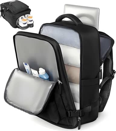 Romantic Crown Mochila de Viagem Expansivel Avião Grande Feminina,Mochila Executiva Masculina Impermeável Reforçada para Notebook,Casual Esportes Hiking Escola Presente