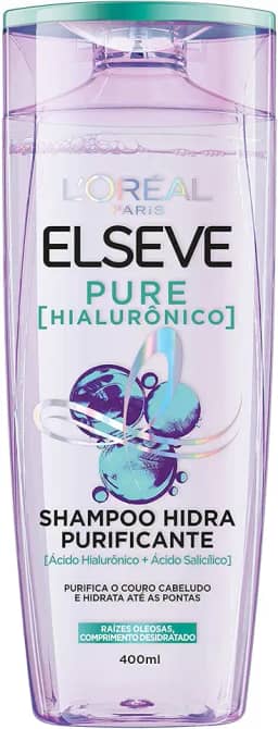 ELSÉVE Shampoo L'Oréal Paris Elseve Pure Hialurônico 400Ml