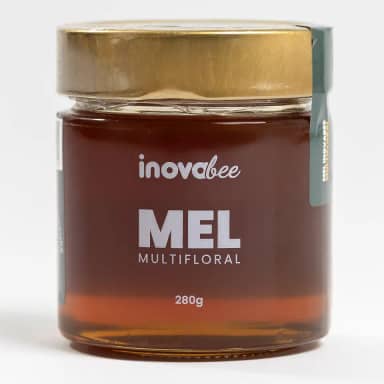 Mel Puro 100% Natural 280g | Vidro Gourmet | Mel Multifloral Artesanal | Produção Sustentável | Apoio ao Pequeno Apicultor