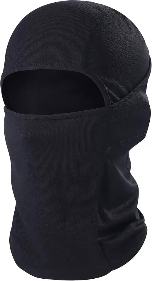 Máscara facial Balaclava ajustável à prova de vento com proteção UV