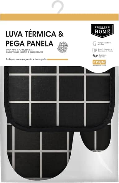 Kit Luva Térmica & Pega Panela - Grid | Premium Home (Ref. 411-C)