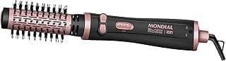 Escova Rotativa, Mondial, Preto/Golden Rose, 1200W, Bivolt - ERB-01