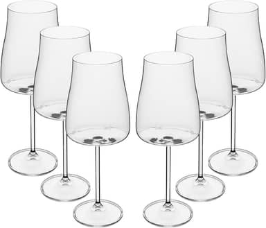 WOLFF - Conjunto 6 Taças de Cristal Ecológico Alex 600ml para Vinho