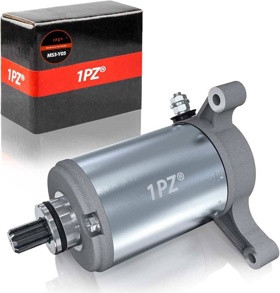 1PZ Motor de arranque MS3-Y05 para Yamaha YFM350 Warrior Moto Big Bear YFM 350 Raptor 350 1987-2013 1YW-81800-50 1UV-81800-50 1UY-81800-51 1UY-81890-00 12890 12890 000-3 760