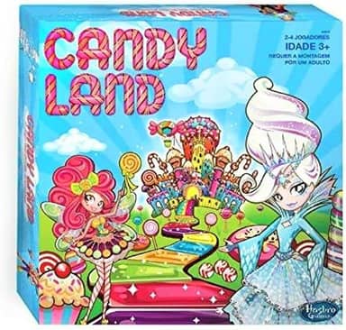 Hasbro Games, Jogo de Tabuleiro, Candy Land - Jogo para Crianças, 2 a 4 Jogadores - A partir de 3 Anos