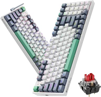 Teclado Mecanico Machenike K500-B94, Branco RGB