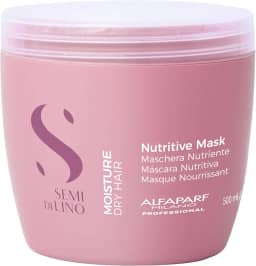Alfaparf Milano Semi di Lino Moisture Máscara – Hidrata, nutre e amacia – Sem sulfato - Para cabelos secos – Seguro em cabelos coloridos - Qualidade profissional de salão 500ml