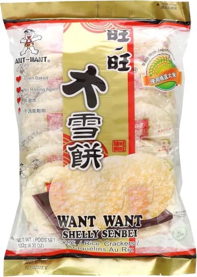 Biscoito de Arroz Shelly Doce Senbei 122g