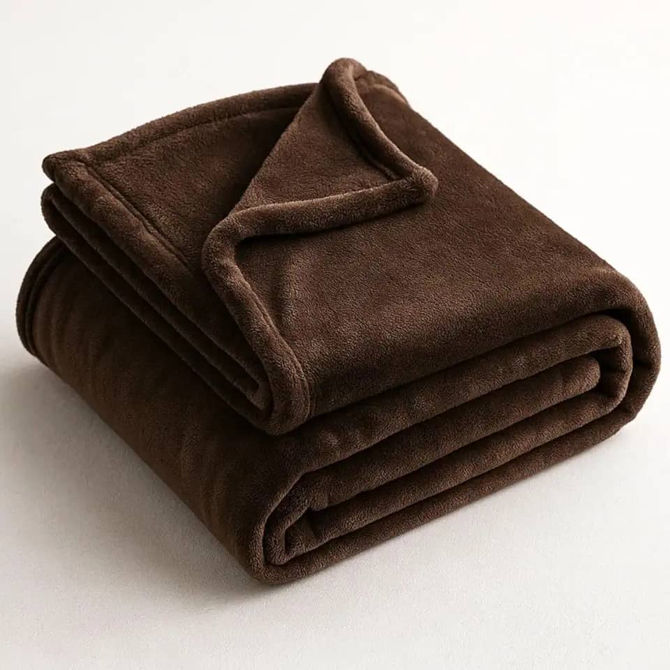 Cobertor Manta Celta Casal Decorativa 2,00x1,80 (Marrom)