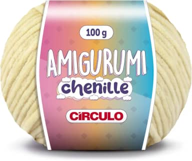 Linha Amigurumi Chenille - Circulo - 100g - 110 metros - 909 TEX (7072-Centeio)