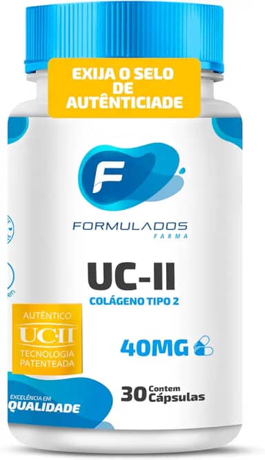 UC-2 - Colágeno Tipo 2 (Com Selo de Autenticidade) 40mg 30 Cápsulas