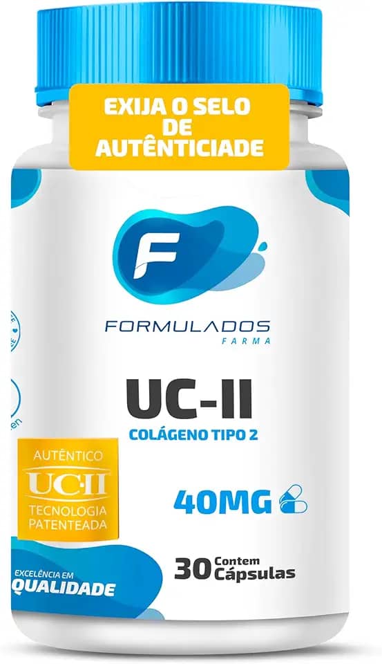 UC-2 - Colágeno Tipo 2 (Com Selo de Autenticidade) 40mg 30 Cápsulas