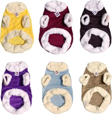 Roupa Quentinha Cachorro Inverno Gato Modelo Ovelha P M G (04 - G - Macho)