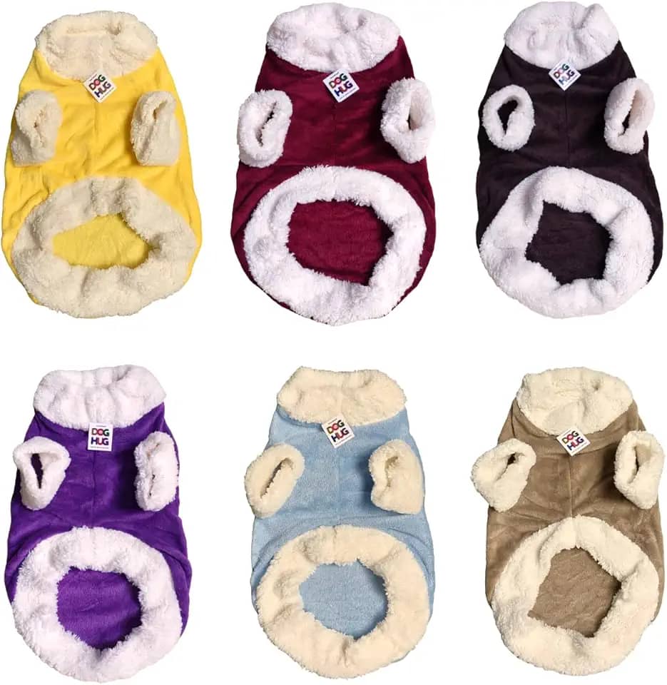 Roupa Quentinha Cachorro Inverno Gato Modelo Ovelha P M G (04 - G - Macho)