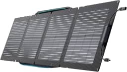EF ECOFLOW Painel Solar Portátil de 110W, Dobrável com Bolsa de Transporte, Alta Eficiência de 23%, Design à Prova d'Água e Poeira IP68 para Camping, Caravanas ou Quintal