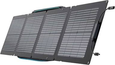 EF ECOFLOW Painel Solar Portátil de 110W, Dobrável com Bolsa de Transporte, Alta Eficiência de 23%, Design à Prova d'Água e Poeira IP68 para Camping, Caravanas ou Quintal