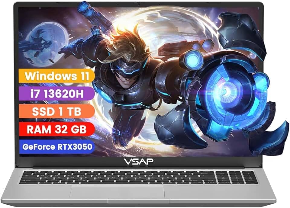 Notebook i7 13 Geração 32GB RAM 1TB SSD RTX3050 16in Win 11