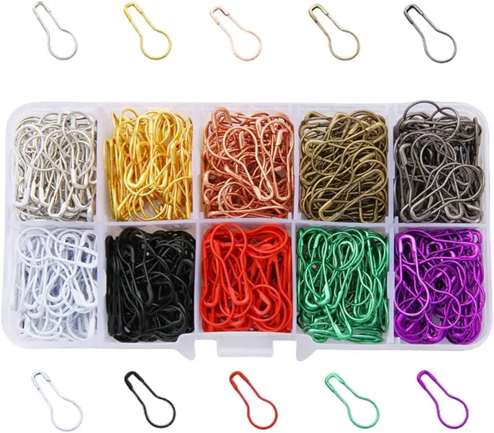 Marcadores de ponto em forma de cabaça lindos marcadores de ponto de metal acessórios de tricô marcadores de ponto para crochê