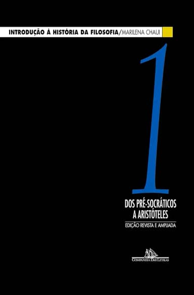 Introdução à história da filosofia, vol. 1