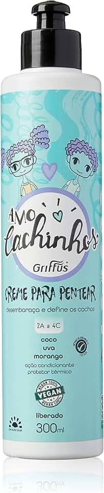 Griffus Amo Cachinhos Creme Para Pentear 300 Ml