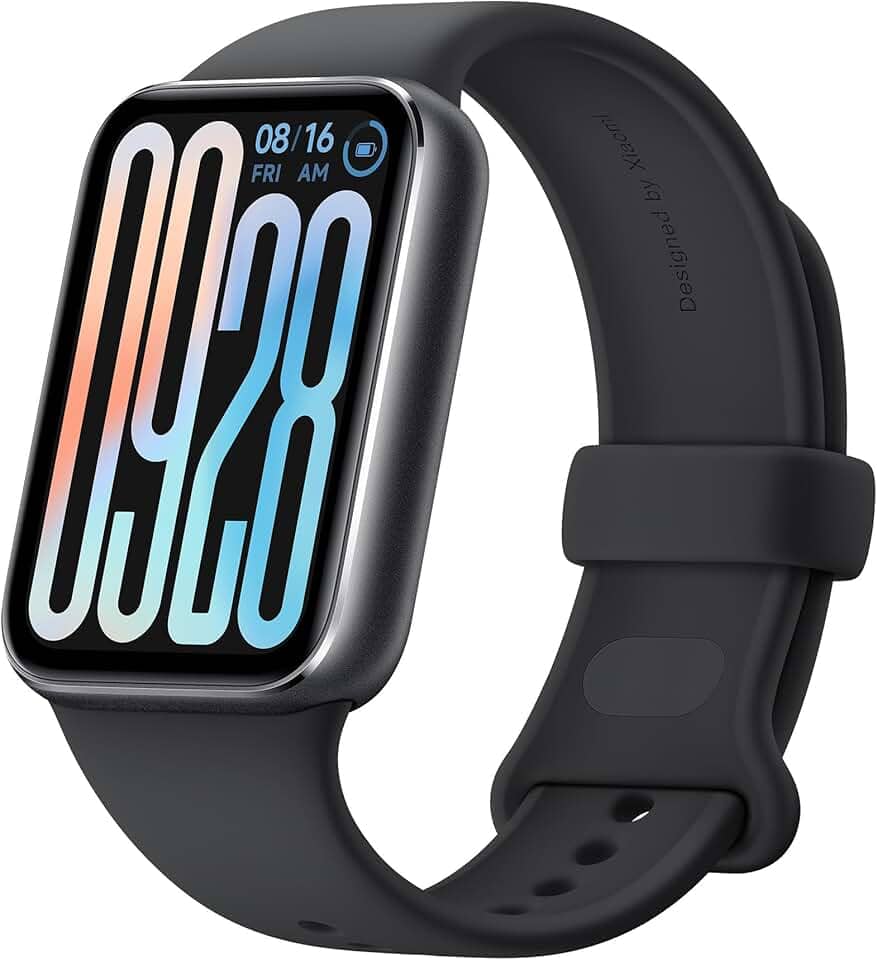 XIAOMI Smart Band 9 Pro Pulseira de atividade, até 21 dias, ecrã AMOLED de 1,74", monitorização do sono, modos desportivos de 150, 5ATM, GPS e bússola, App Mi Fitness, preto