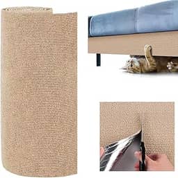 Zenkon Arranhador para Gatos Sofá, Carpete Adesivo Arranhador Multi Cena, Protetor de Sofa para Gatos de Adsorção Super Forte, 40 * 200cm