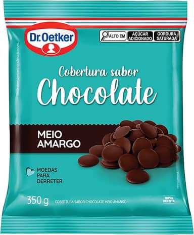 Cob. Moedas Chocolate Meio Amargo