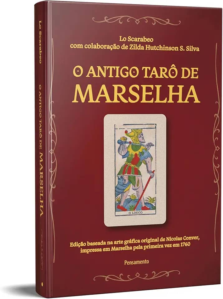 Antigo Tarô de Marselha - Caixa com Livro + 78 Cartas