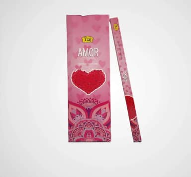 Incenso Indiano Amor: paixão - 6 Caixinhas