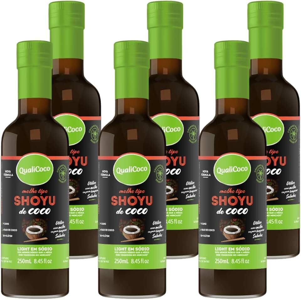 Kit Com 06 - Shoyu de Coco QualiCoco 250mL + 1 Vitamim C+