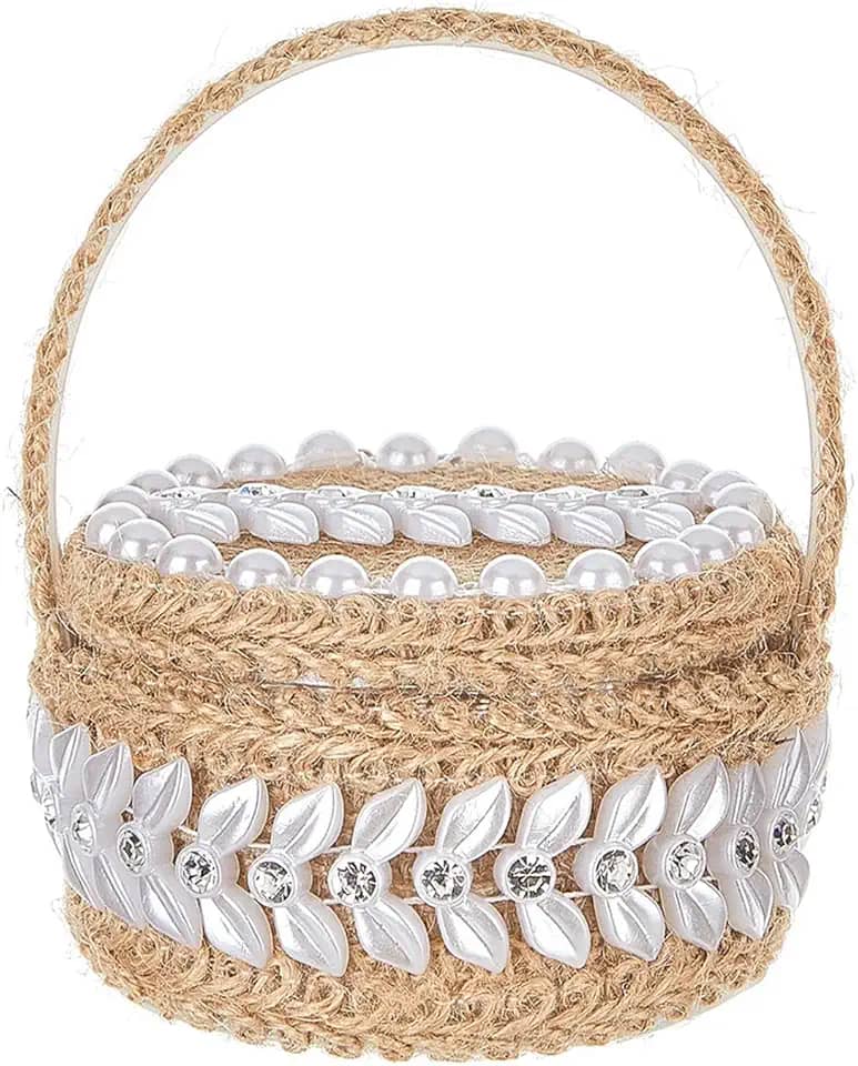 UGPLM Caixa de alianças de casamento, estojo de lembranças multiuso para lembrancinhas de casamento, 2 compartimentos para anéis, eventos, aniversários,