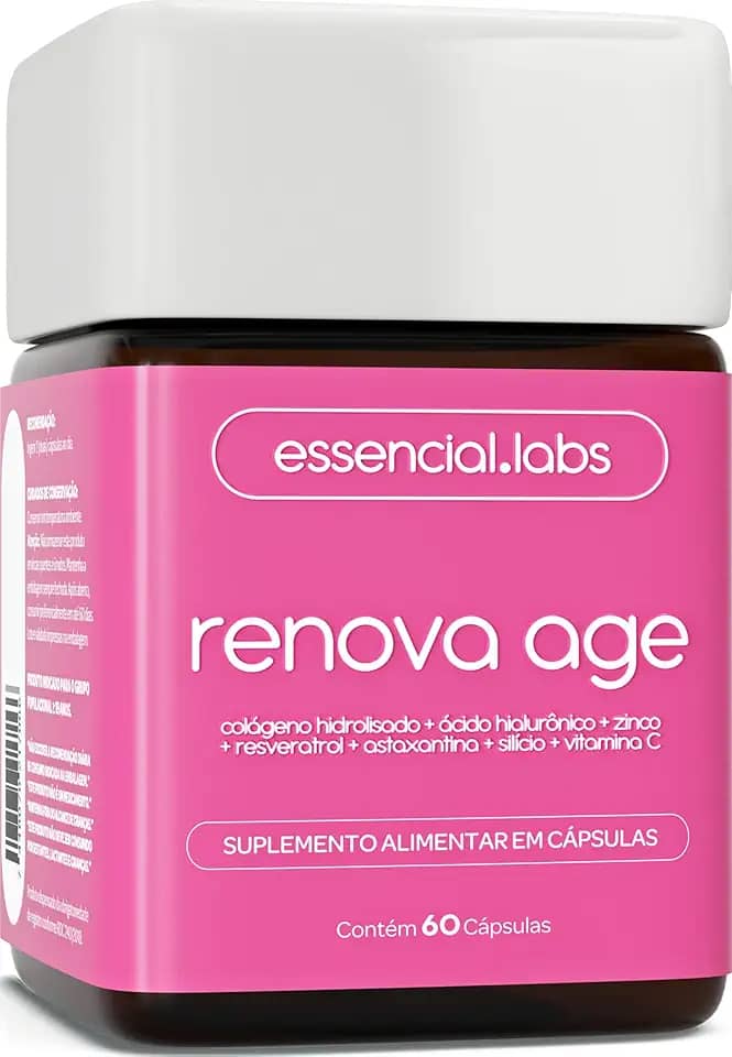 RENOVA AGE - 60 Cápsulas - Fórmula Exclusiva para a PELE/Anti-envelhecimento