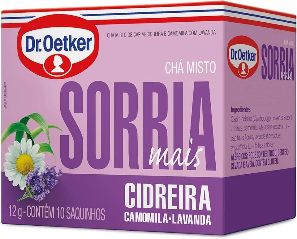 Chá Misto Capim Camomila Lav 10 sachês