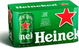 Heineken Cerveja Lata 269ml Pack 8 Unidades
