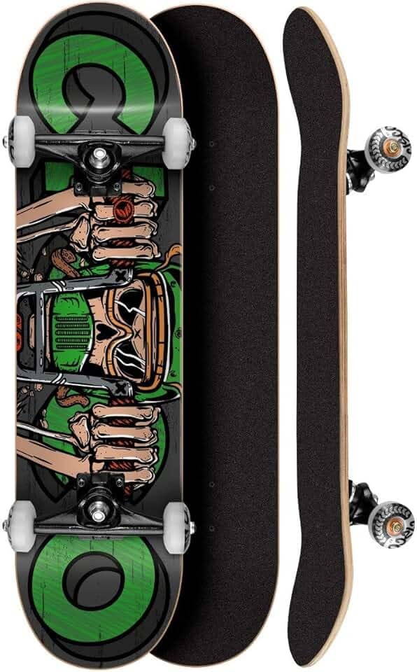 Skate Montado Profissional Cisco Motorcycle 7.75" - Abec 7