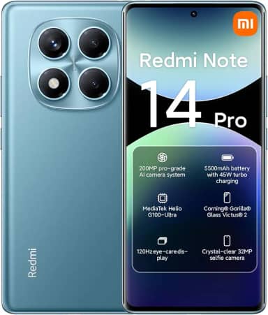 Smartphone Xiaomi Redmi Note 14 Pro 4G Ocean Blue (Azul Oceano) 8GB RAM 256GB ROM