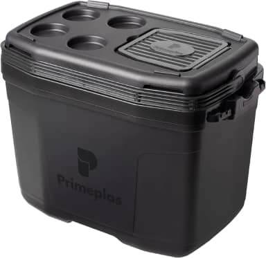 Caixa Térmica Grande 32 Litros Max 360 Primeplas 45 Latas Cor Preto