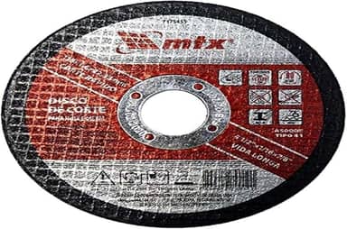 MTX Disco De Corte Para Inox E Metal 115 X 1,6 X 22 Mm Óxido De Alumínio E Carbeto De Silício Corte Rápido Limpo Reforçado Profissional Versátil