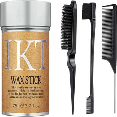 Bastão de Cera para Voar, Escova de Cabelo Lisa e Provocação para Volume, Pentes de Cauda de Rato para Separação