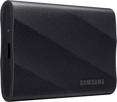 SAMSUNG SSD portátil T9 1TB, USB 3.2 Gen 2x2 Unidade externa de estado sólido, velocidade de leitura de até 2.000 MB/s para jogos, estudantes e profissionais, MU-PG1T0B/AM, preto