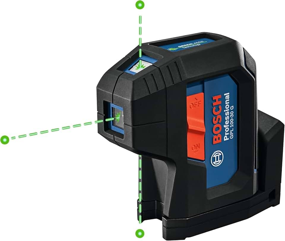 Bosch Alinhamento a laser de 3 pontos GPL100-30G com autonivelamento