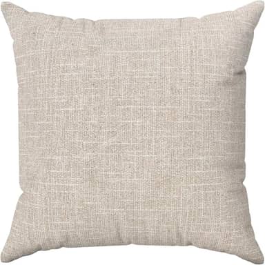 Kit 2 Almofadas Cheias 45x45 Linho Delux Bege Decoração Sala Sofá Quarto