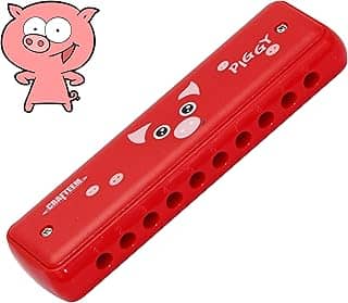 Crafteem Gaita colorida para crianças e iniciantes - Instrumento C fácil de aprender - portátil e leve.